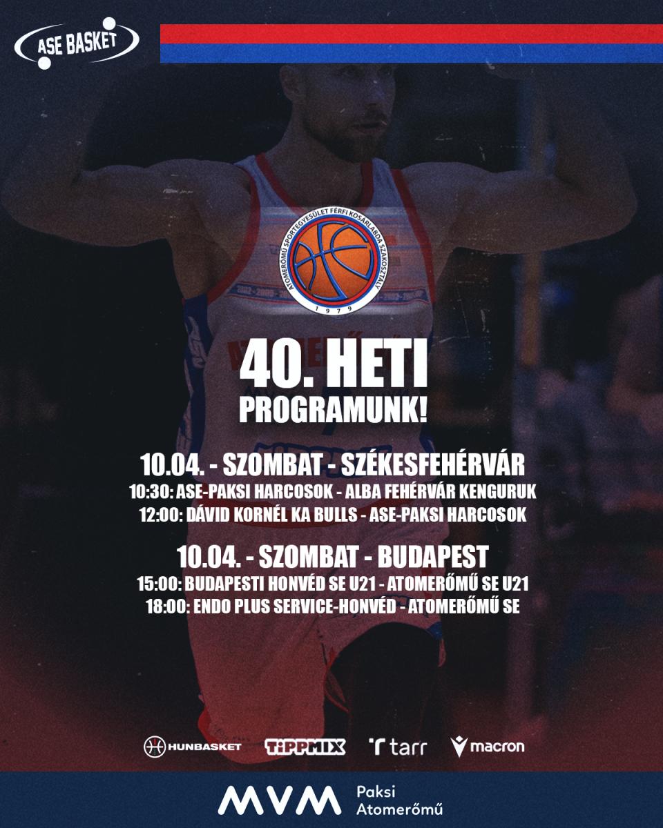 40. heti programunk
