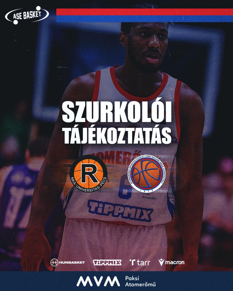 Szurkolói tájékoztatás!